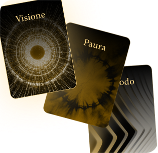 Cards delle aree mentali sovrapposte